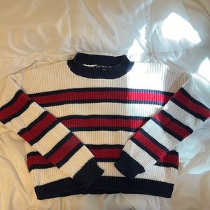 Cropped Knit Sweater